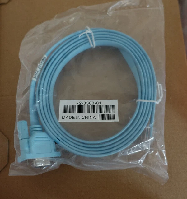 GENUINE NEW CISCO Console Cable DB9 Female to RJ45 Male 72338301 £