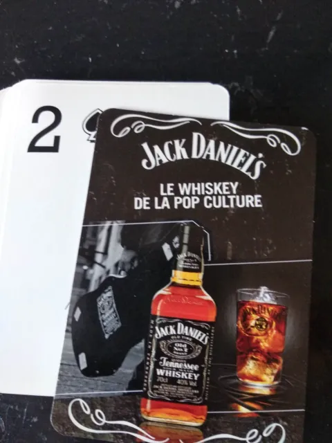 JACK DANIEL'S Old No7 RARE CARDS GAME Program World of Whiskies 2013 FRANCE