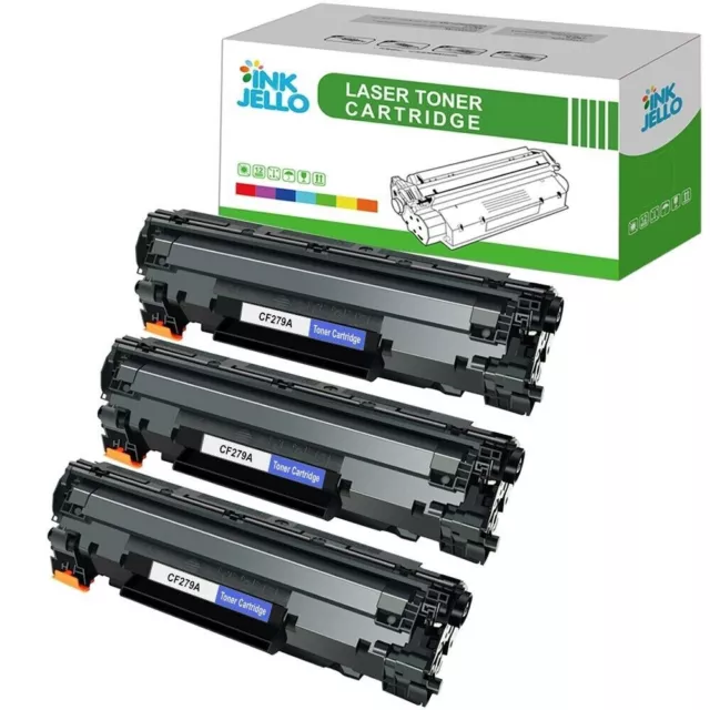 3 Black Toner Cartridge For HP LaserJet Pro M12 M12a MFP M26a M26nw CF279A 79A