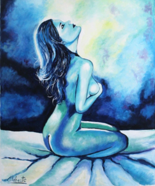 Desnudo  obra de Gilaberte