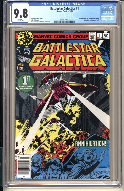Battlestar Galactica #1 CGC 9.8 WP NM/MT Marvel Comics 1979 TV Series Adaptation