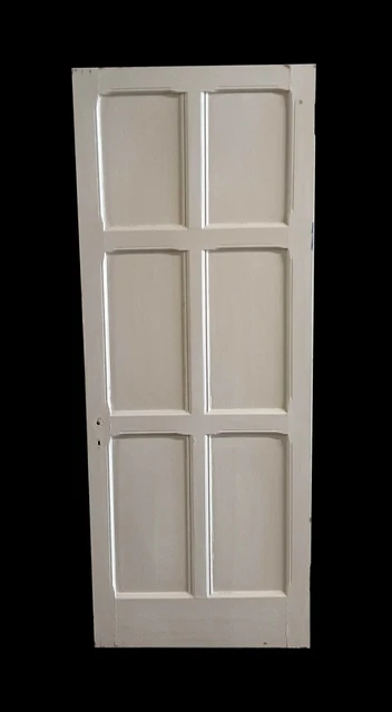 Arts & Crafts 6 Pane White Oak Passage Door 76.75 x 29.75