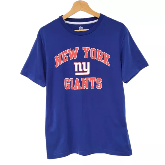 Official NY New York Giants NFL American Football Blue T-Shirt - Size M