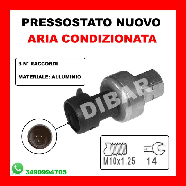 KTT130016 THERMOTEC Pressostato aria condizionata | Inserisca