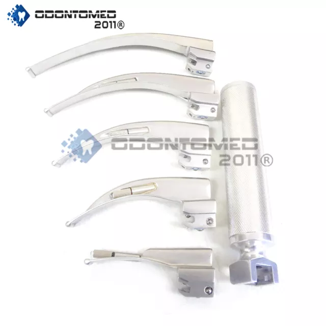 Mac Laryngoscope Set Surgical Veterinary Instruments