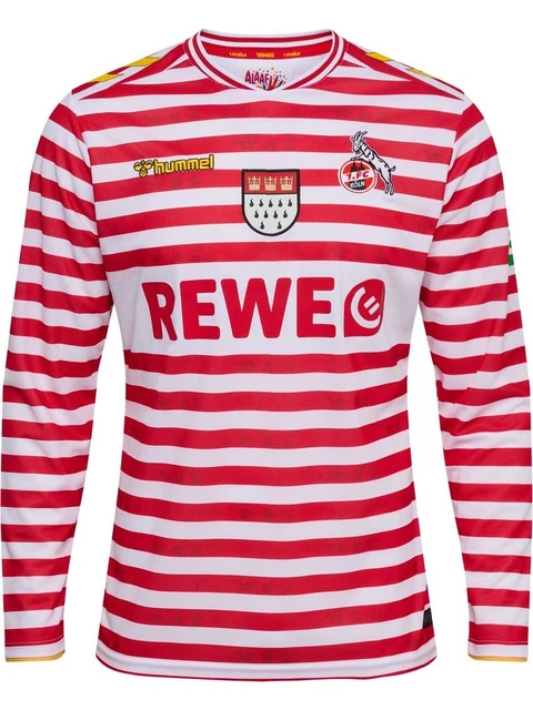 Maillot Domicile 1. FC Köln 24/25 – Hummel Blanc – Tailles M à 5XL (Neuf)