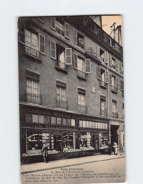 Postcard Rue de l'Ancienne-Comédie, Paris, France