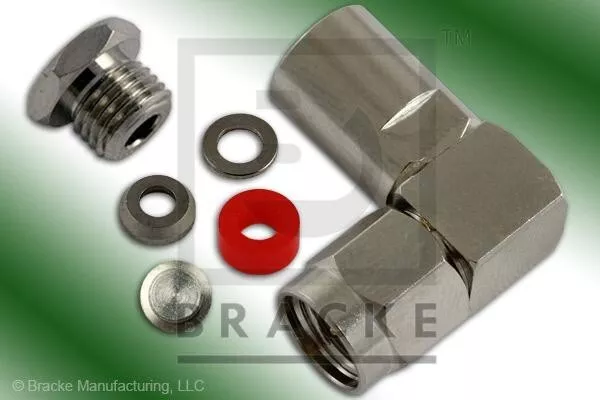 SMA Male Right Angle Connector Clamp RG174, RG188, RG316 BM60339