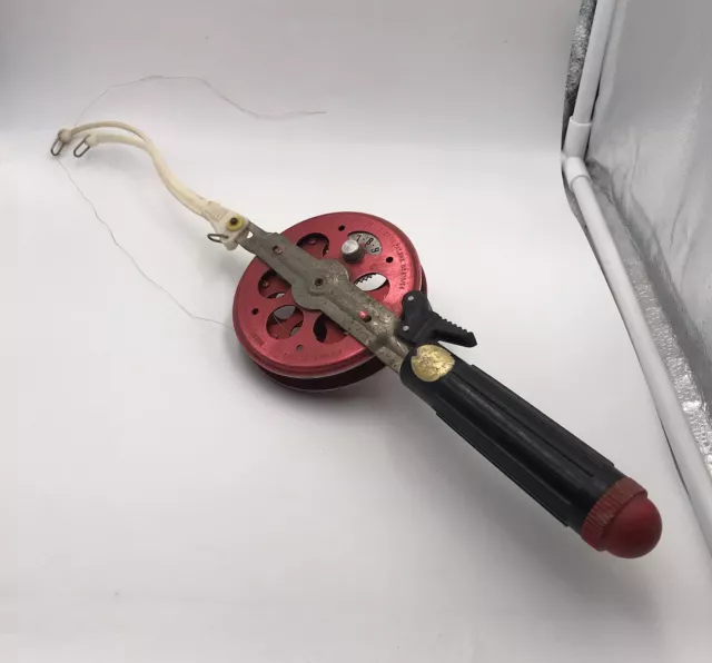 Vintage Ice Fishing Rod And Reel FOR SALE! - PicClick