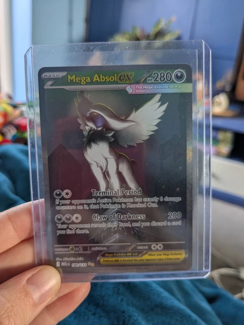 POKÉMON TCG MEGA Absol Ex SAR Mega Evolution 180/132 Mint Condition £ ...