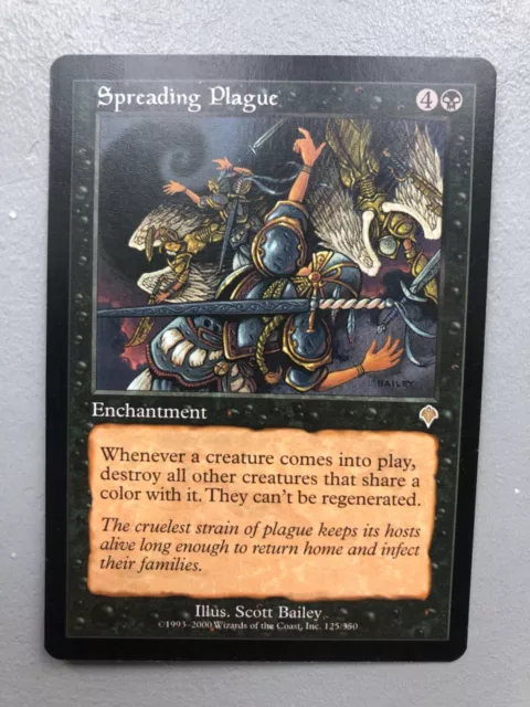 Mtg Carte Magic Invasion Spreading Plague NM/LP