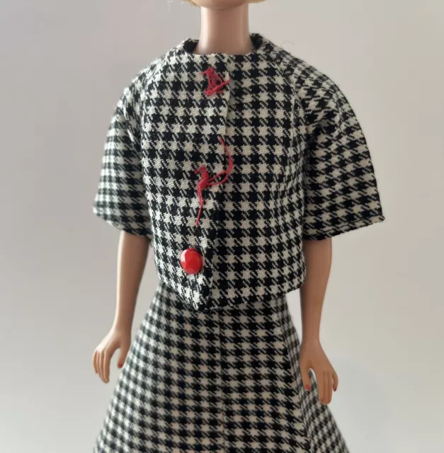1962 Mattel Barbie Midge Doll Strawberry Blonde Bubble Cut Vintage Outfit EUC 3