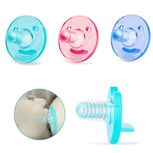 Newborn Orthodontic Dummy Pacifier Silicone Teat Nipple Soother Design Faddish