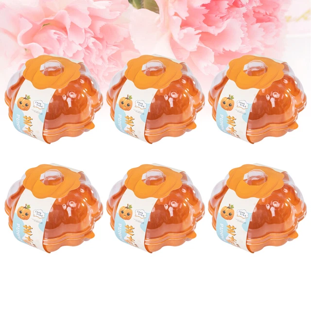 6 piezas Navidad Otoño Embalaje Contenedor Fiesta Panadería Cajas Alimentos