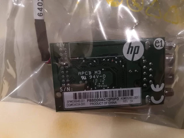 Hp Rp5800 Serial SPS COMB CARD 638946-001 HP RP5800 SERIAL PORT ADAPTER EUR 27,63 ...