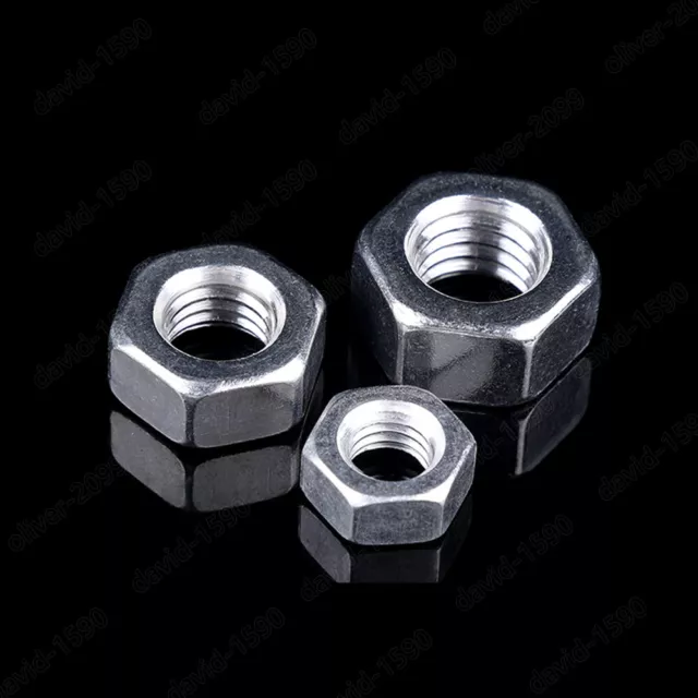 M3 M4 M5 M6 M8 M10 M12 M14 M16 Aluminum Alloy 6061 Hexagon Nuts Hex Nut DIN934