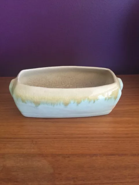 Dainty Nell McCredie  Australian Pottery Vintage trough vase  17cm x7 cm