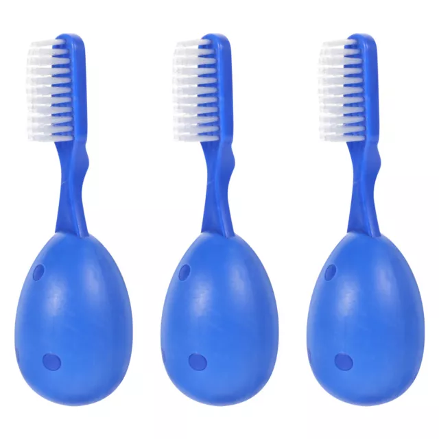 3pcs Prison Toothbrush Short Handle Toothbrushes Small