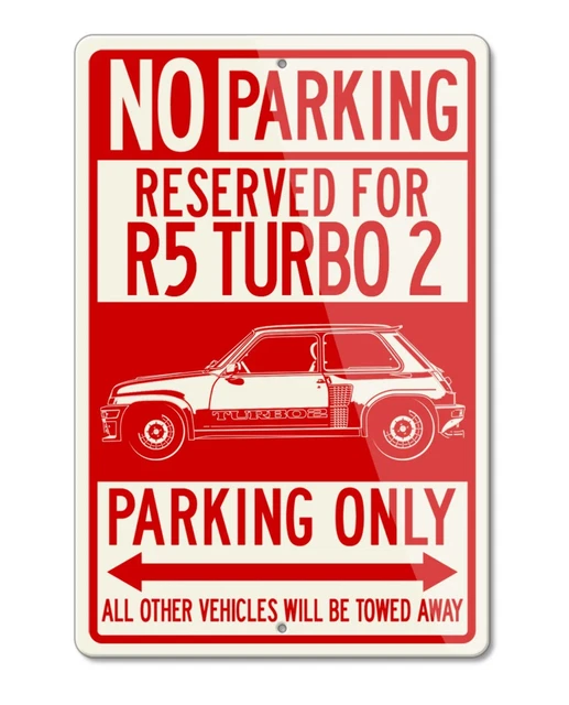 Tesla 'Art Car Reserved Parking Only' Aluminum Sign - Weatherproof & UV Protected - Made In USA By Mako