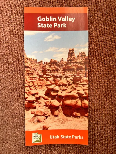 Goblin Valley State Park Utah Travel Brochure Guide Map UT