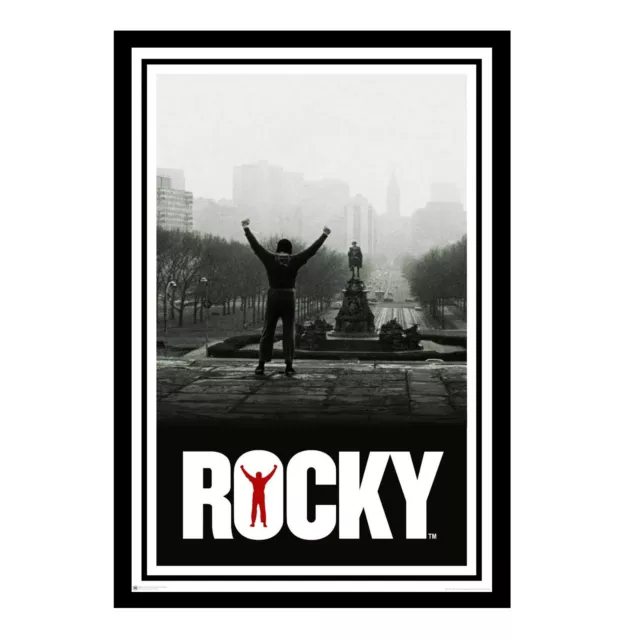 (FRAMED) ROCKY MOVIE POSTER (66x96cm) PRINT PICTURE WALL ART NEW