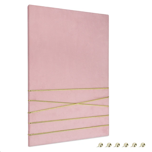 Tableau D'affichage Mural Navaris Avec Ruban - Porte-photo 70 X 50 Cm Tableau D Affichage Photo En Velours Pour Photos Et Cartes Postales Punaises Incluses Rose Tableau D'affichage Mural Navaris Avec Ruban - Porte-photo 70 X 50 Cm Tableau D Affichage Photo En Velours Pour Photos Et Cartes Postales Punaises Incluses Rose
