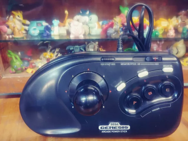 Sega GENESIS Game System Arcade Power Stick Joystick Controller #1655 *UNTESTED*