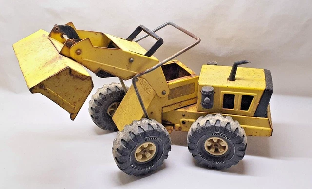 Camion Chargeur Frontal Tonka XMB 975 - Années 80 - Jouet Ancien En Tôle