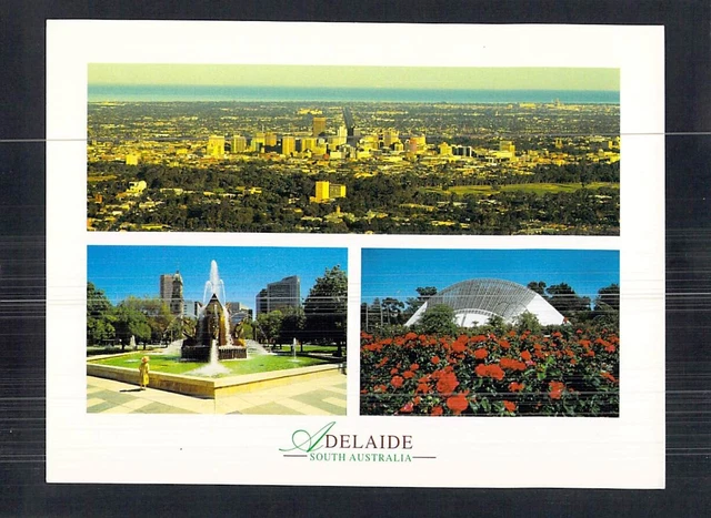 D0931 Australia SA Adelaide 3 image Multiview NCV postcard