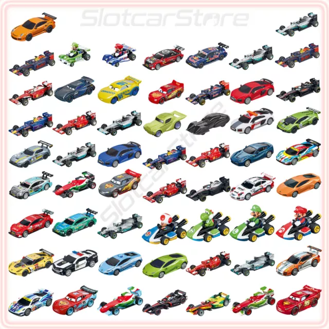 Assortimento selezione auto Carrera GO 2016 2017 2018 1:43 slotcar (anche GO+ Plus)