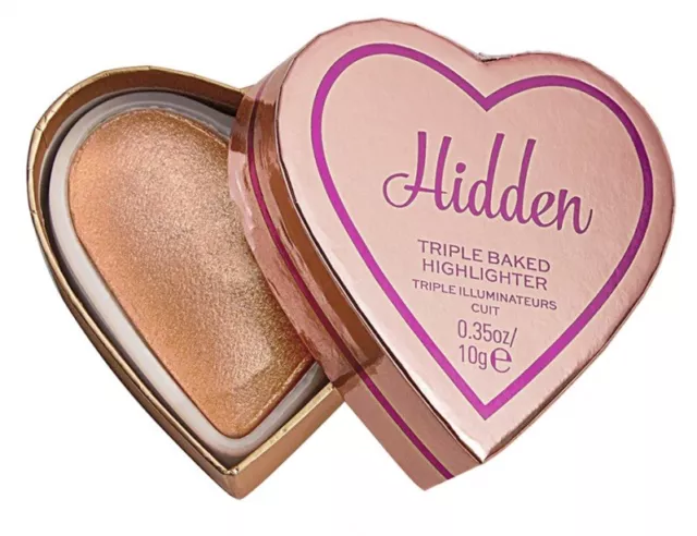 MAKE UP REVOLUTION HIDDEN Triple Baked Highlighter 0.35 Oz/10g SEALED