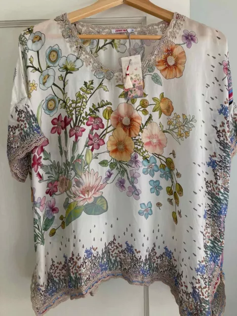 JOHNNY WAS VAGABOND Blouse Reduced was 260.00 now 119 last one