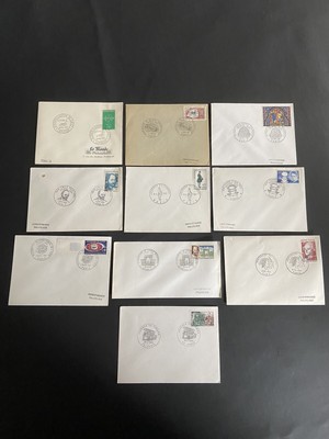 FRANCE : LOT de 10 ENVELOPPES 1er JOUR - Années 1960