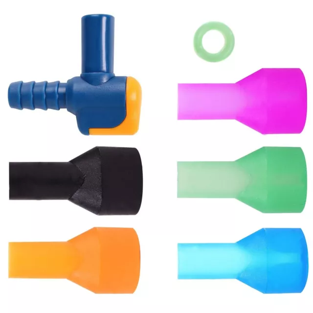 Enjoy Fun Colors with our 7PCS OnOff Switch Bite Valve Tube Nozzle Replacement