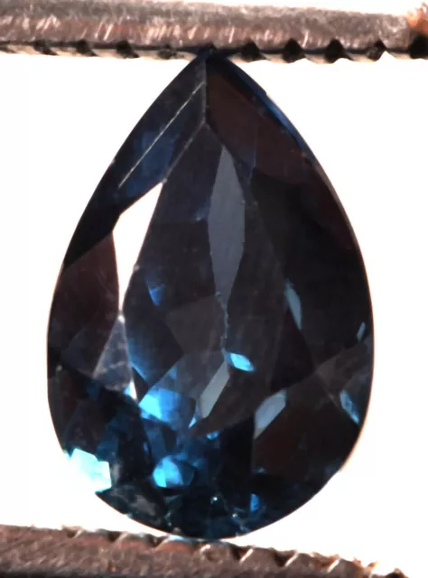 5.95 Cts. Natural London Blue Topaz Pear Shape Certified Gemstone
