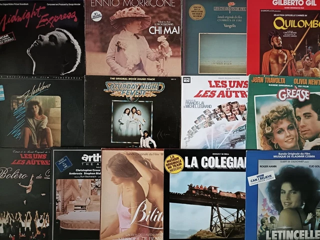 lot de 16  Vinyles LP 33t - B.O. de film - O.S.T. soundtrack
