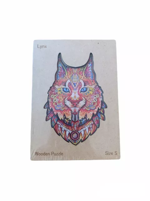 CGMIA Lynx 3D Wooden Jigsaw Puzzle, Best Gift for Adults and Kids