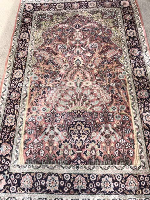 Tapis Soie Cachemire 190x120cm carpet alfombra teppich tappeto Rugs Stapijt シルク