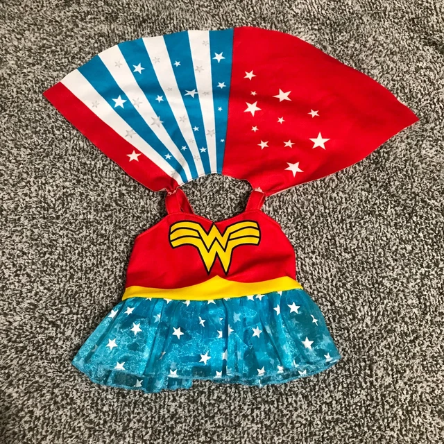 Build A Bear Workshop BABW Wonder Woman Dress w/Cape/AccessoriesDC Comics Outfit Build A Bear Workshop BABW Wonder Woman Dress w/Cape/AccessoriesDC Comics Outfit