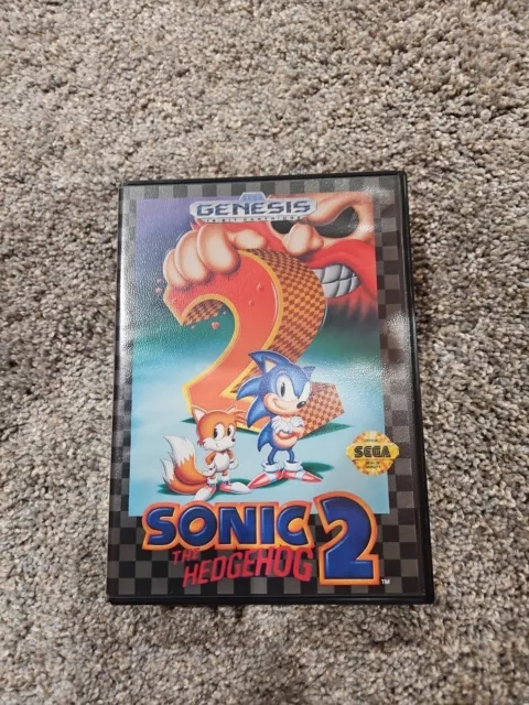 Sonic the Hedgehog 2 SEGA Genesis, 1992 Authentic Original Video Game No Manual