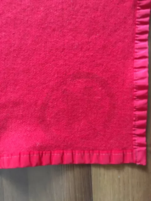 Vintage AIR CANADA Airlines old logo Inflight wool Blanket