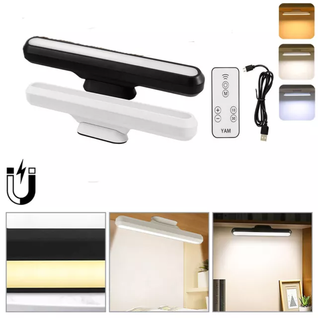 LED Rechargeable Light Bar Magnetic Touch Control Study Under Cabinet Desk Lamp