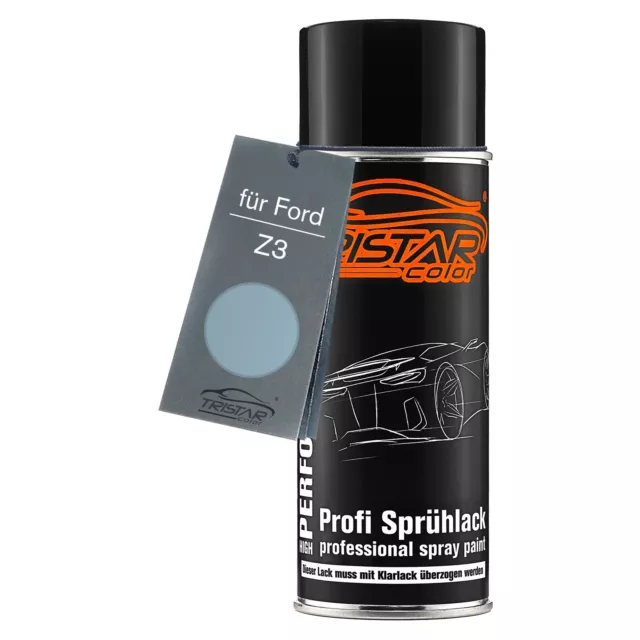 Autolack Spraydose für Ford Z3 Tonic Metallic Ktistallblau Metallic Basislack