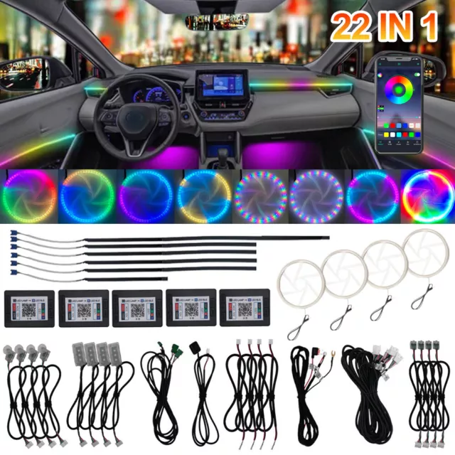 22IN1 Auto Symphony RGB LED Innenraumbeleuchtung Ambientebeleuchtung App Control