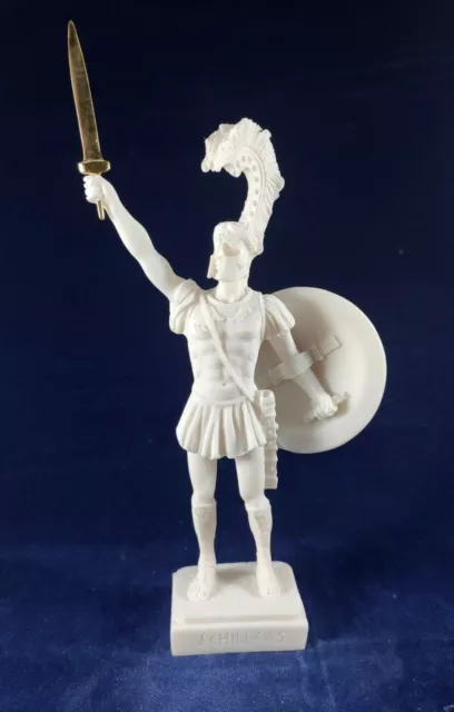 Achilles Dying Trojan Hero Arrow Cast Marble Greek Sculpture Statue Copy -   UK