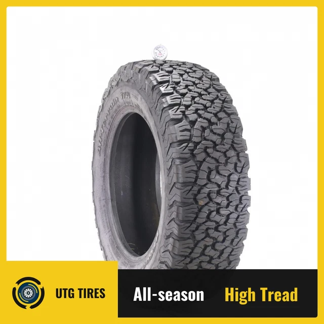 Used LT 265/65R18 BFGoodrich All-Terrain T/A KO2 122/119R E - 12/32