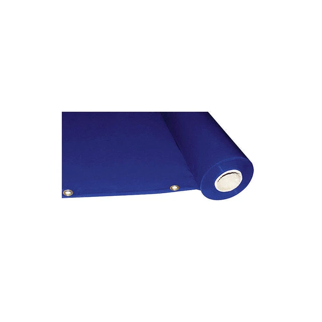 WESTWARD 22RN55 Welding Curtain Roll,5 ft H,75 ft W,Blue