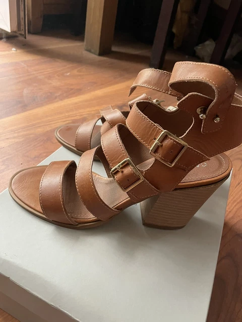 CARVELA GLADIATOR SANDALS 6UK Tan 6.28 PicClick UK