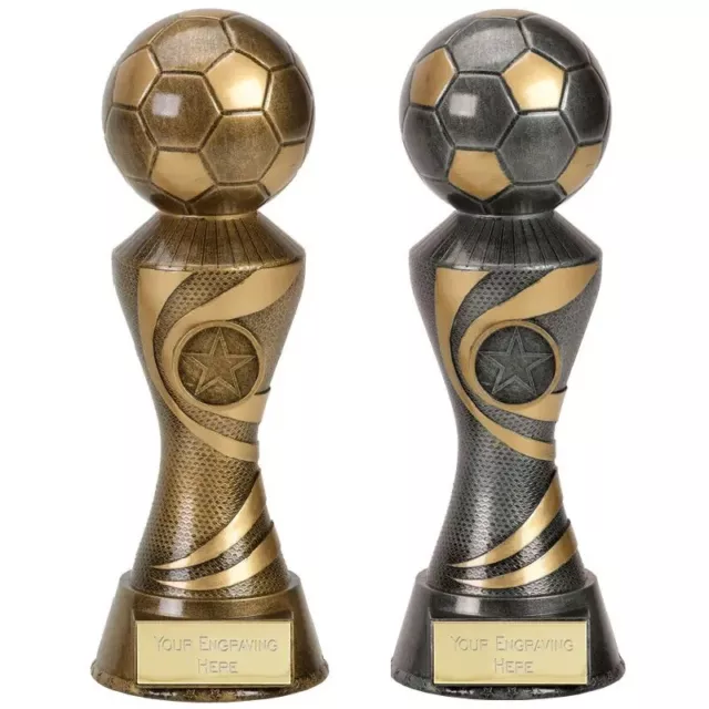 ACE FOOTBALL TROPHY PERSONALISED PLAYER/MATCH/TOURNAMENT AWARD - Free Engraving