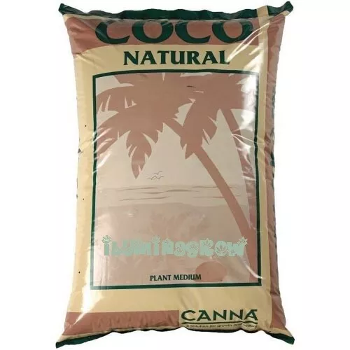 Sustrato COCO CANNA NATURAL 50 Litros , Fibra de coco, TIERRA 50L, Grow